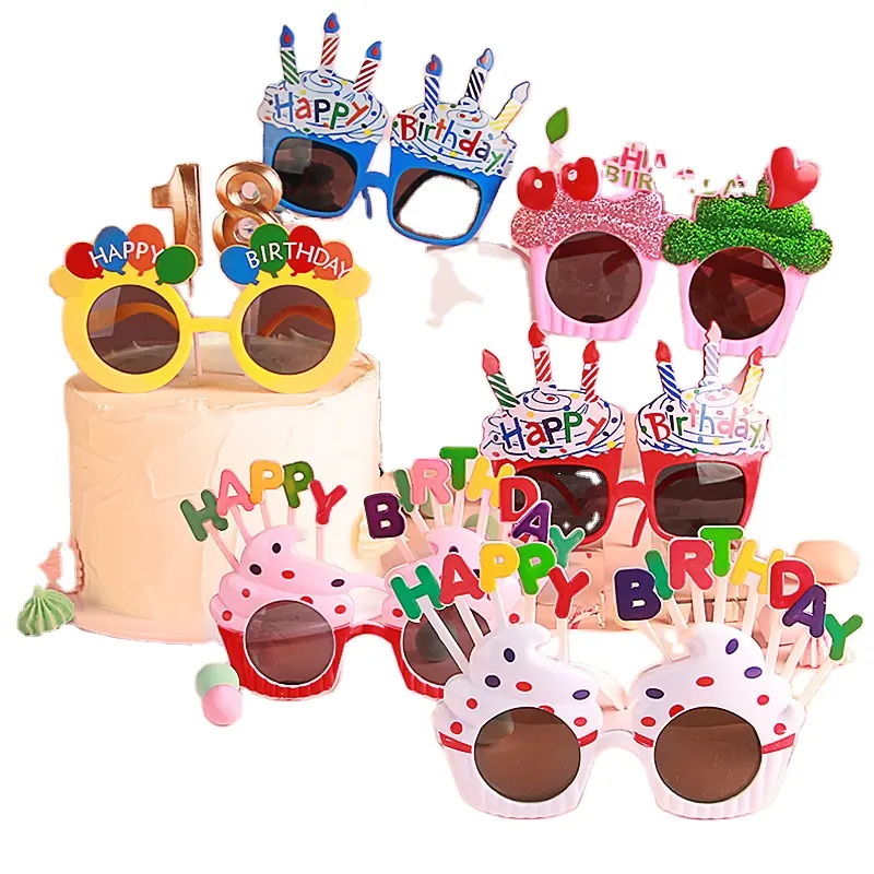 Occhiali da compleanno party dress up photo props coppia gifts party occhiali divertenti