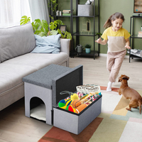 Lit pliable de luxe moderne et personnalisé pour petits animaux Mobilier d'intérieur pour chat et chien Cages pour animaux Maisons
