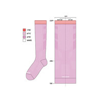 Chaussettes de sport antidérapantes pour la course à pied et le football, hauteur genou, fabrication sur mesure, chaussettes de compression