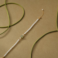 Bracelet en perles bleues et blanches pour femmes TANGPEI, bijoux en alliage tendance
