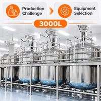 Système de mélange de détergent liquide industriel Imberson 3000L, homogénéisateur à cisaillement élevé