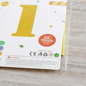 16 "32" 40 "numero di alfabeto carta di carta palloncini Foil confezione squisita palloncini per feste di buon compleanno palloncini per feste con numeri - Product Image 5