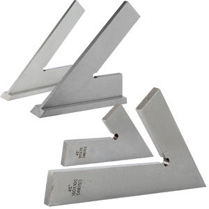 Règle d'angle carrée en acier inoxydable galvanisé à 45 degrés 120*80 Outil de mesure carré d'ingénierie dans un emballage en boîte - Product Image 3