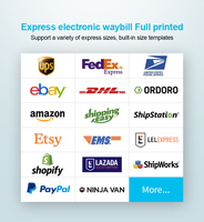 Imprimante d'étiquettes couleur 4 pouces en stock usine pour l'e-commerce, imprimante d'étiquettes express 40-110 mm pour Shopify Aliexpress