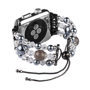 <span class=keywords><strong>2020</strong></span> nuevo diseño de lujo <span class=keywords><strong>apple</strong></span> reloj de diamantes de imitación banda 38mm 42mm mujeres de encanto diamante elástico bandas de <span class=keywords><strong>apple</strong></span> <span class=keywords><strong>watch</strong></span> - Product Image 3