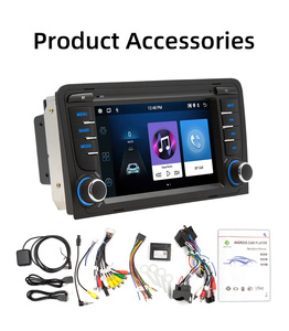 Autoradio Android 13 BQCC 7 pouces 2Din Quad/Octa Core avec Carplay WIFI GPS BT 4G Lecteur multimédia USB DSP 32EQ pour <span class=keywords><strong>Audi</strong></span> <span class=keywords><strong>A3</strong></span> 2003-2012 - Product Image 3