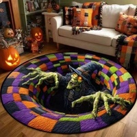 Tapis de style américain pour Halloween, idéal pour le commerce international, livraison directe, tapis de sol pour salon (canapé/table basse) ou chambre à coucher, absorbant l'eau