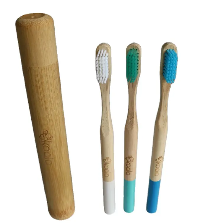 Bamboo Toothbrush Natural Eco 100% Biodegradable Handle Medium Bristles BPA Free For Adults
