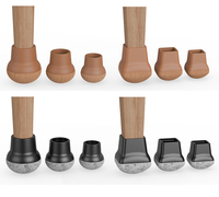 Protections de pieds de chaise autocollantes antidérapantes de haute qualité et capuchons durables, protecteurs de sol élastiques personnalisés