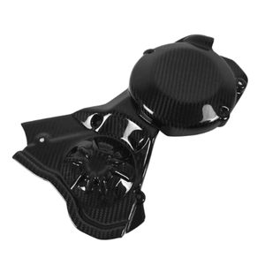 Para <span class=keywords><strong>APRILIA</strong></span> <span class=keywords><strong>RSV4</strong></span> 2021 2022 2023 2024 3K 100% fibra de carbono seca accesorios para el cuerpo de la motocicleta cubierta del piñón del capó del motor <span class=keywords><strong>carenado</strong></span> - Product Image 1