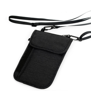 <b>RFID</b> <b>Blocking</b> Convenient Travelling Neck Hanging Bag <b>Wallet</b> Passport Holder <b>Wallet</b> - Product Image 3