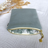 Sarung Buku Beludru Bordir Kustom, Penutup E-reader, Sarung Ber-resleting, Tas Hadiah Pribadi