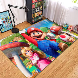 American <span class=keywords><strong>Super</strong></span> <span class=keywords><strong>Mario</strong></span> Cartoon Style Tapis de sol antidérapant Tapis pour chambre d'enfant - Product Image 5