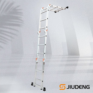 Scala antincendio e scala scala in metallo multiuso <span class=keywords><strong>2</strong></span> gradini pieghevole - Product Image 2