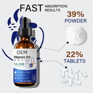 Vitamina D3 y K2 Sabor personalizado Sublingual Vegan Vitamin Drop Suplementos Energy Booster Producto de belleza - Product Image 4