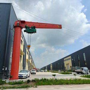 Grue à flèche robuste pour levage de charges lourdes dans les usines, les ateliers et les entrepôts - Product Image 6