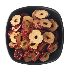 High Quality Red Dates Jujube Slices Wholesale Chinese Red Date Slices Big Jujube for Tea Snacks