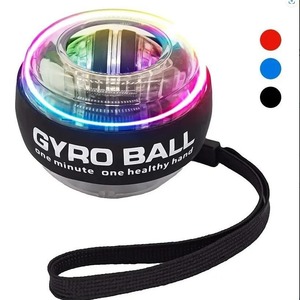 Ballon gyroscopique de fitness pour poignet, auto-amorçant, lumières colorées, pour l'entraînement de la force des bras et des muscles, design attrayant - Product Image 1