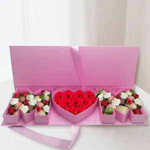 Mother's Day Flower Chocolate Sweet Packaging MOM Cardboard Letter Shaped Gift Box Paper Mache