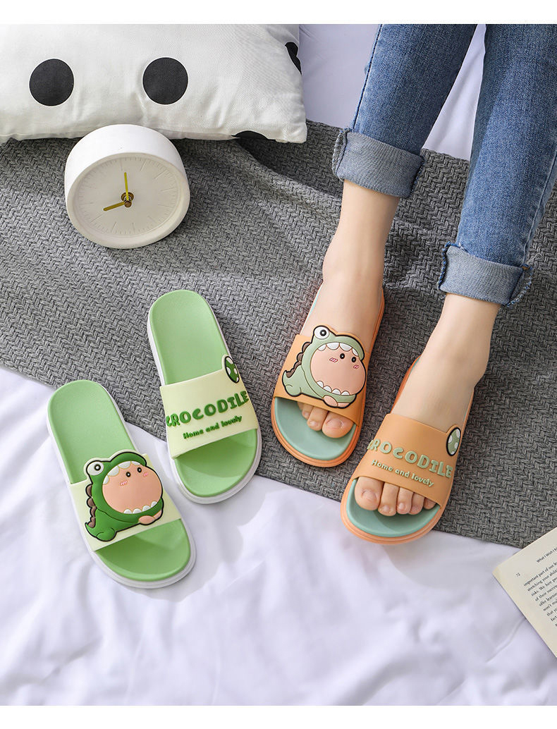 Cheap Personalized Slippers Non-slip Bathroom Home Slippers Women Slides Shoes