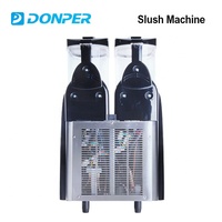Machine à slush intelligente Donper à deux bacs pour cocktails/jus