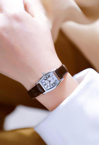 Nouvelle montre BS à succès, montre pour femme en <span class=keywords><strong>cuir</strong></span> marron, petite, de luxe, style niche - Product Image 3