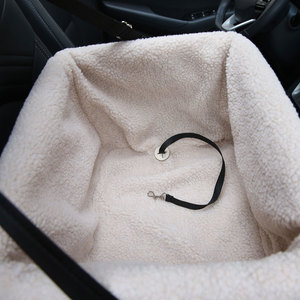 Tapis de voiture pour animaux de compagnie, rectangulaire, gris, antidérapant, housse de siège de sécurité pour chien, utilisable en toutes saisons - Product Image 1