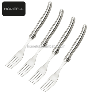 Ensemble de couverts <span class=keywords><strong>Laguiole</strong></span> en acier inoxydable 420 de conception française, comprenant un couteau à steak, une <span class=keywords><strong>fourchette</strong></span> de service et une cuillère à dessert - Product Image 3