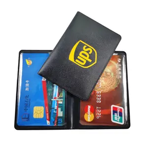 Titolare della carta di credito in plastica morbida a buon mercato, portafoglio in plastica per carte di credito in PVC