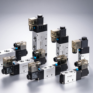 SMC חשמלי אוויר בקרת שסתום 5 דרך 2 עמדה כפול סליל סולנואיד שסתום פנאומטי שליטה כיוונית סולנואיד שסתום - Product Image 5