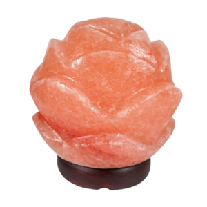 Lámpara de Cristal de Sal Pulida con Base de Madera, Diseño de Girasol, Decoración para el Hogar, Venta Directa de Fábrica, Otros Artesanías de Cristal - Product Image 1