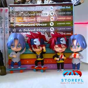 OEM ODM Ensemble de 6 figurines <span class=keywords><strong>anime</strong></span> <span class=keywords><strong>SK8</strong></span> <span class=keywords><strong>the</strong></span> <span class=keywords><strong>Infinity</strong></span> de 10 cm, figurines de collection Reki et Langa, toutes les figurines sont incluses dans le lot - Product Image 4