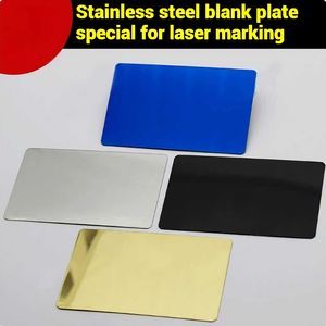 Лазерная маркировка Materia, листовая пластина из нержавеющей стали, пустая табличка, металлическая карточка для лазерной маркировочной машины - Product Image 3