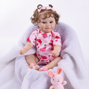 Poupées Réalistes <span class=keywords><strong>en</strong></span> Vinyle de <span class=keywords><strong>Silicone</strong></span> <span class=keywords><strong>en</strong></span> Coton pour Bébé, 20 Pouces, Réaliste, Souriant, Réaliste - Product Image 4