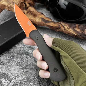 Couteau utilitaire multi-usage fixe 8Cr13MoV pour l'extérieur, camping, pêche, alpinisme, avec manche intégral antidérapant en fibre G10, DIY OEM - Product Image 2