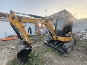 送料無料 日本製 キャタピラー 建設機械 3トン CAT303.5E ミニ 中古 クローラー油圧ショベル バックホー 0.12m バケット - Product Image 6