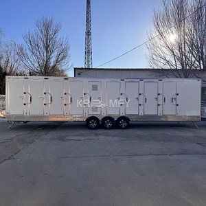 Lujo portátil al aire libre ducha baño inodoro móvil Vip ADA Compatible baño remolque - Product Image 5