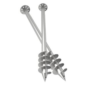 Vis d'ancrage au sol en acier galvanisé <span class=keywords><strong>pour</strong></span> fondation de maison en <span class=keywords><strong>bois</strong></span>, 2000 mm, 76 mm, norme australienne, <span class=keywords><strong>pour</strong></span> <span class=keywords><strong>poteau</strong></span> solaire - Product Image 1