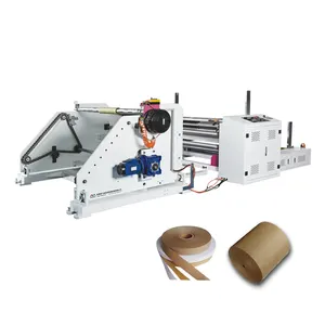 Save raw materials paper roll slitting rewinding machine for making shopping bags