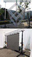 Structure de support en aluminium pour enceintes Line Array et éclairage DJ