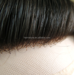 <span class=keywords><strong>Parrucca</strong></span> per <span class=keywords><strong>capelli</strong></span> umani i-lace in pizzo ad iniezione di alta qualità per <span class=keywords><strong>uomo</strong></span> - Product Image 4