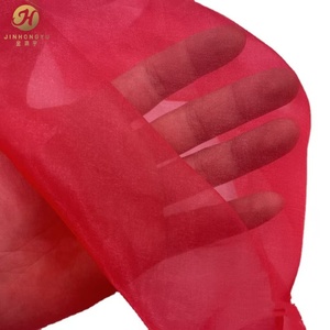 Tela de Tul de Organza de Poliéster 100% de Punto Tricot Ultrafino y Transpirable de 25 g/m² en Existencia para Faldas de Tul y Vestidos de Novia Transparentes - Product Image 6