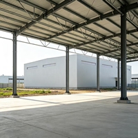 Almacén Refrigerado Prefabricado con Estructura de Acero, Edificio Metálico Aislado para Almacenamiento en Frío