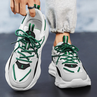 Chaussures de sport décontractées respirantes pour hommes, semelle épaisse et souple, antidérapantes, mode été/printemps, baskets de course pour étudiants et activités de plein air