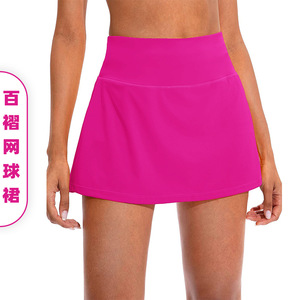 Falda de tenis transpirable de secado rápido para mujer, pantalones cortos deportivos para Fitness, entrenamiento antiexposición, para correr, Fitness y Yoga - Product Image 3