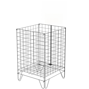 Cage de stockage pliable en treillis métallique galvanisé en acier, capacité 50 kg, robuste pour le transport de marchandises et de bouteilles - Product Image 2