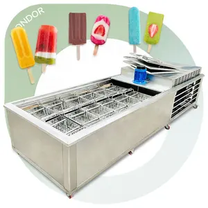 2 moldes de leche de acero inoxidable Lolly Chocolate Cream Popsicle Make Stick Bar Ice Popsicle Machine en China