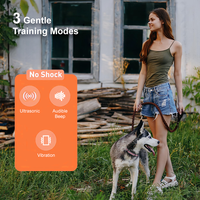 OKKPETS Nouveau Collier Anti-Aboiement Rechargeable pour Chien, Version Améliorée, Ultrasonique, Sans Choc, Étanche IP67, Télécommande