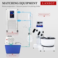 LansGT Chine Fabricant Laboratoire de production pilote Mini évaporateur à vide rotatif 1L 2L 3L 5L 10L 20L 30L 50L