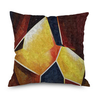 Housse de coussin, motif géométrique, impression numérique, décoration de la maison